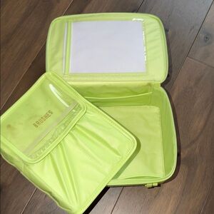 Beis Citron Lime Green Makeup Organizer Case